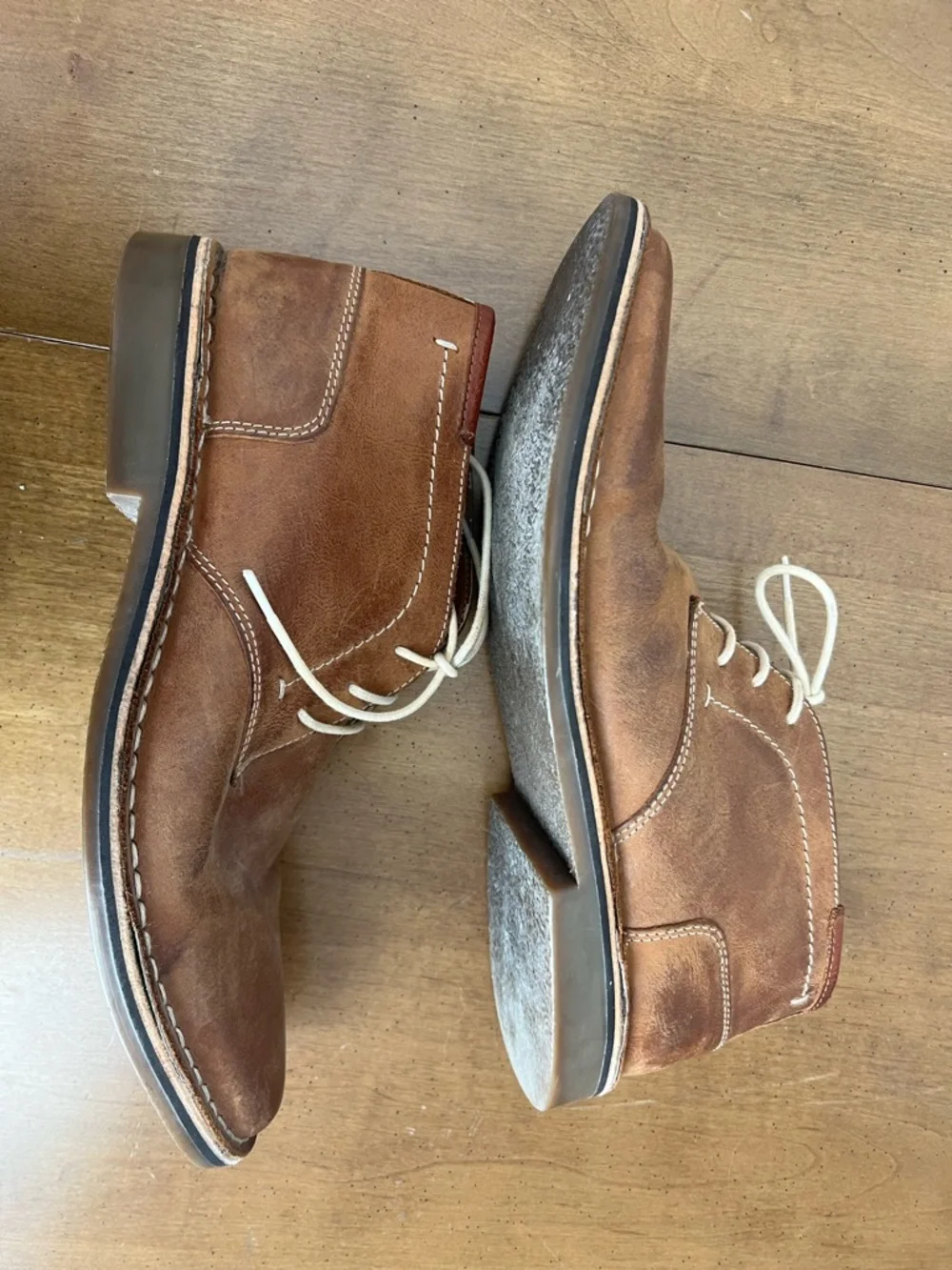 Steve‎ Madden Tan Leather Chukka Boots Size 8.5